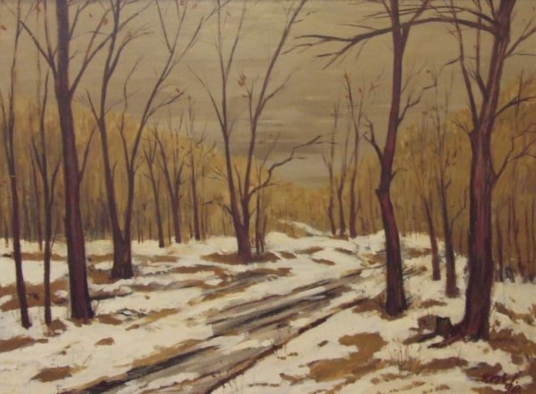 Koch Vilmos - Téli erdő