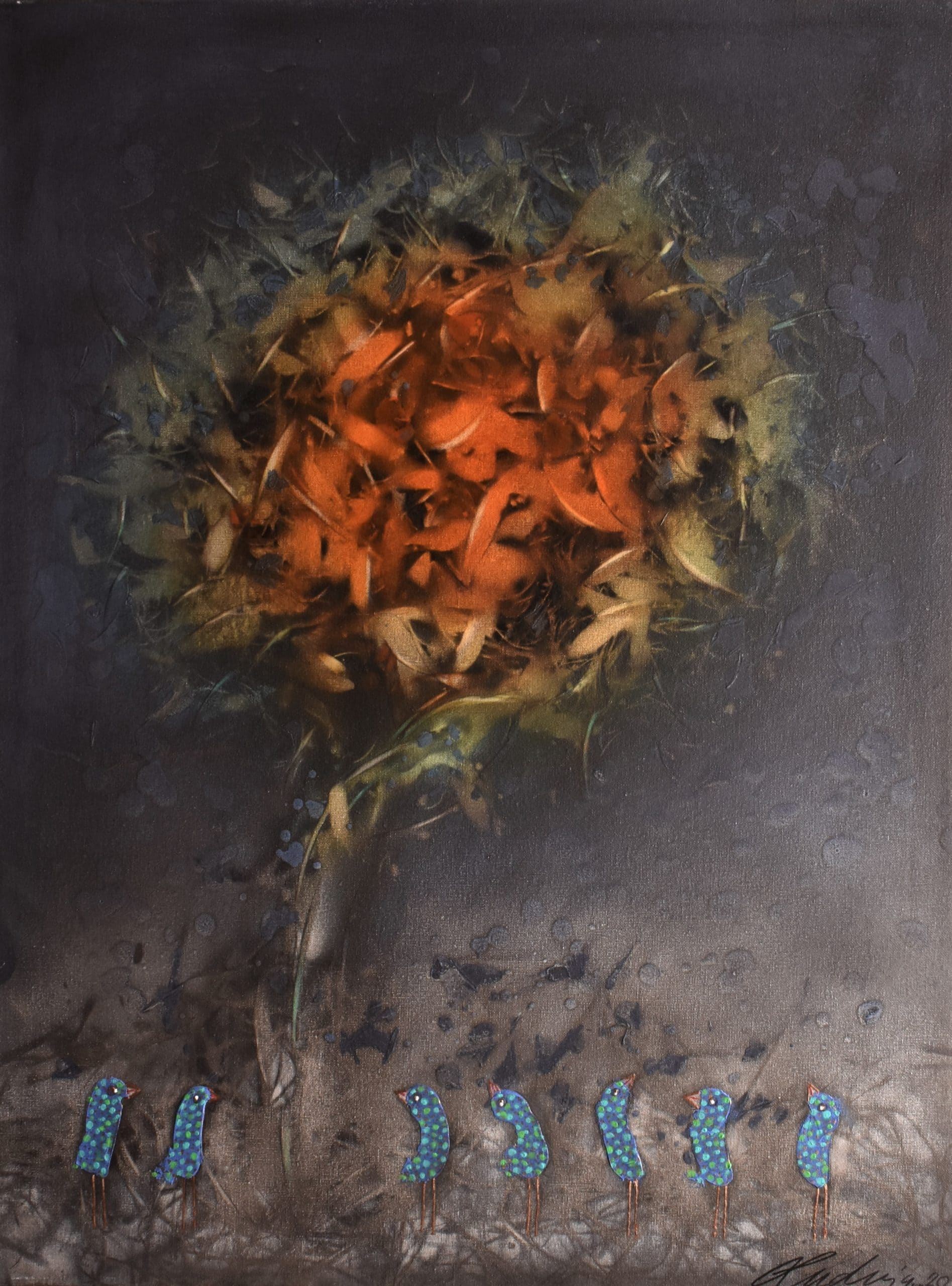 Vándorfény Kortárs Galéria Ludvig Zoltán - Száll az ének (Madarak ciklus 5.)