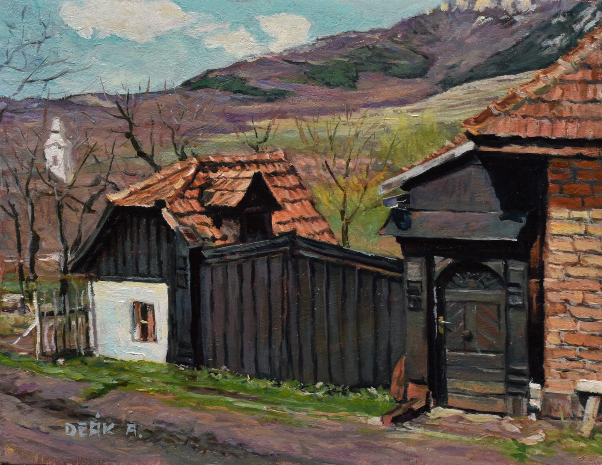 Vándorfény Kortárs Galéria Deák Alpár - Az öreg néni háza