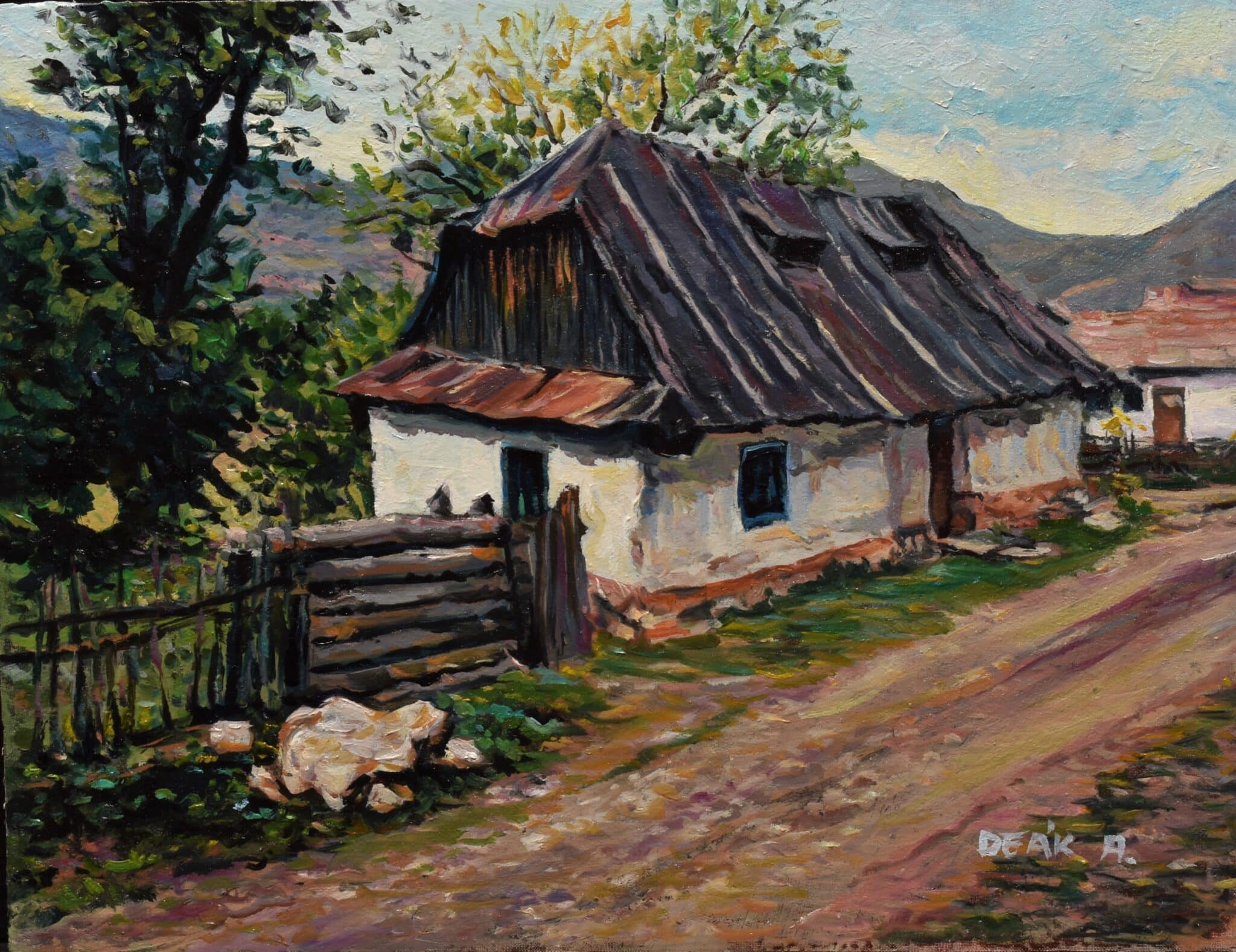 Vándorfény Kortárs Galéria Deák Alpár -Parasztház I.