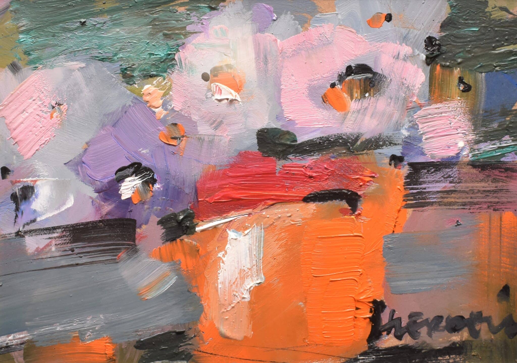 Vándorfény Kortárs Galéria Ioan Alexandru Herdelau - Lila csokor