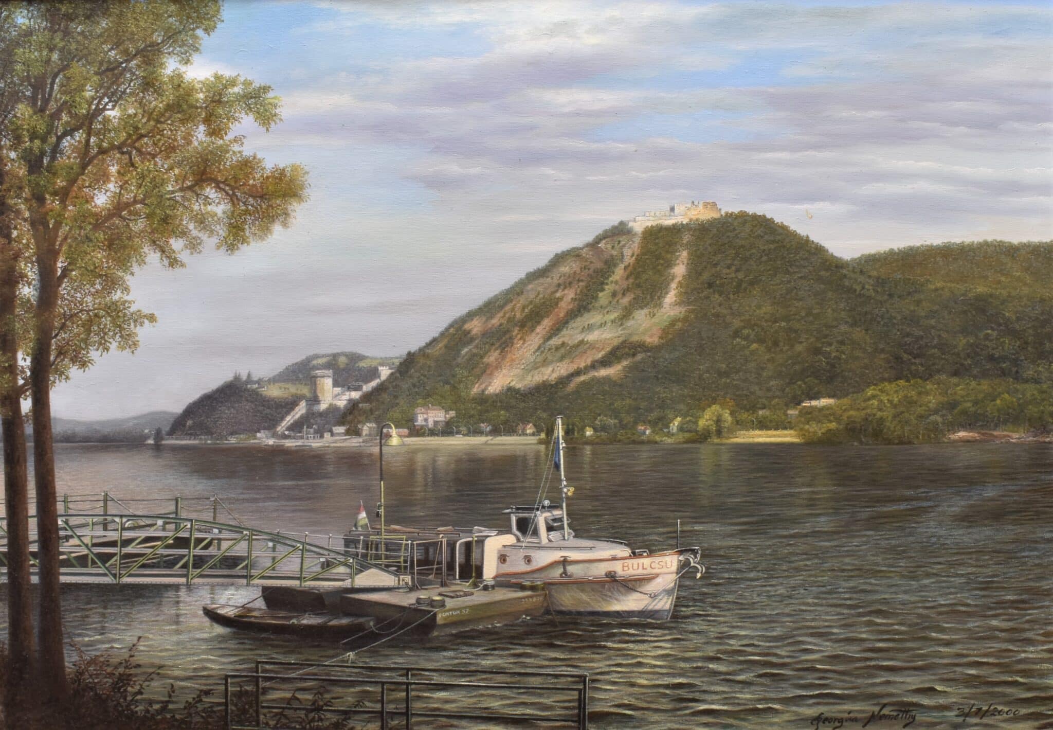 Némethy Georgina - Visegrád-látkép