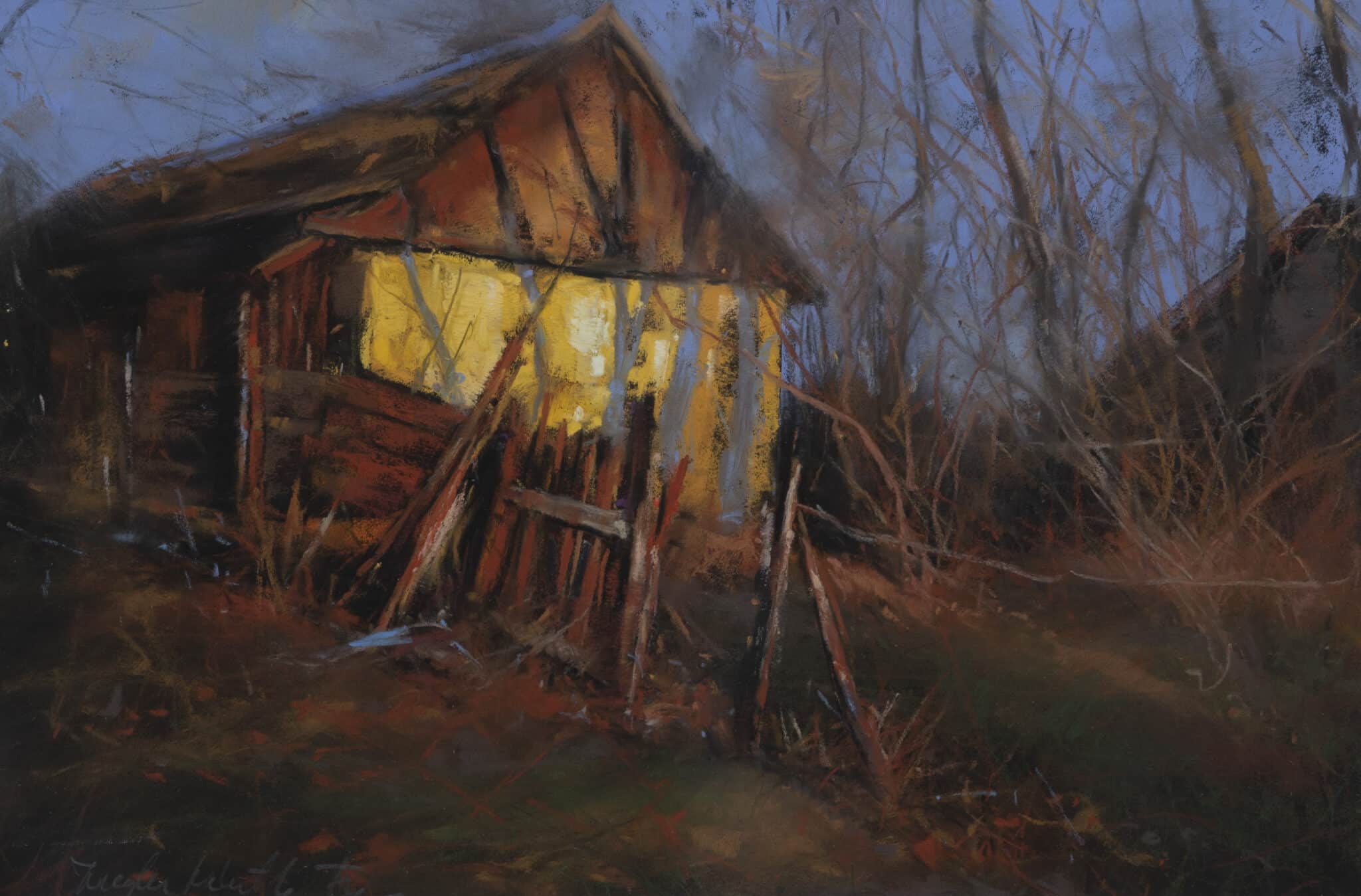 Vándorfény Kortárs Galéria Ziegler Németh Ferenc - Est aranya-Útban hazafelé