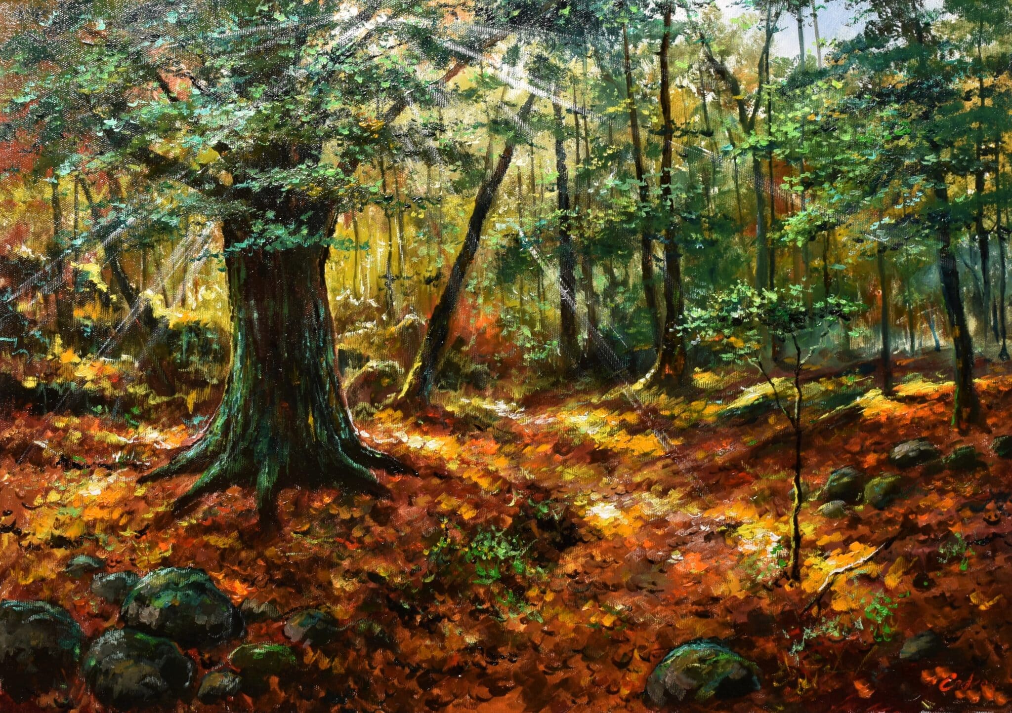 Vándorfény Kortárs Galéria Endrey-Nagy Attila - Öreg tölgy a Zemplénben