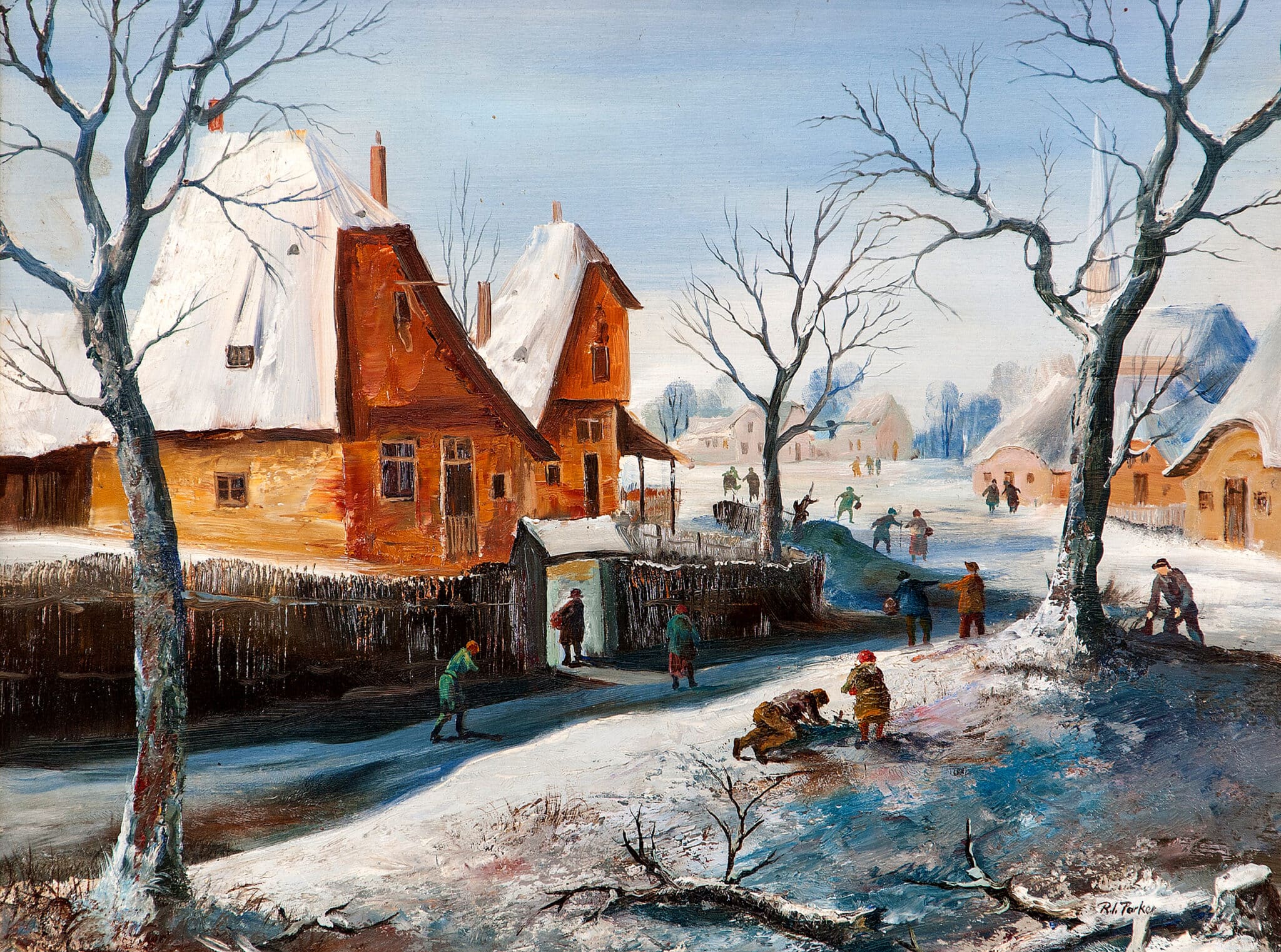 Reinhardt István - Németalföldi táj