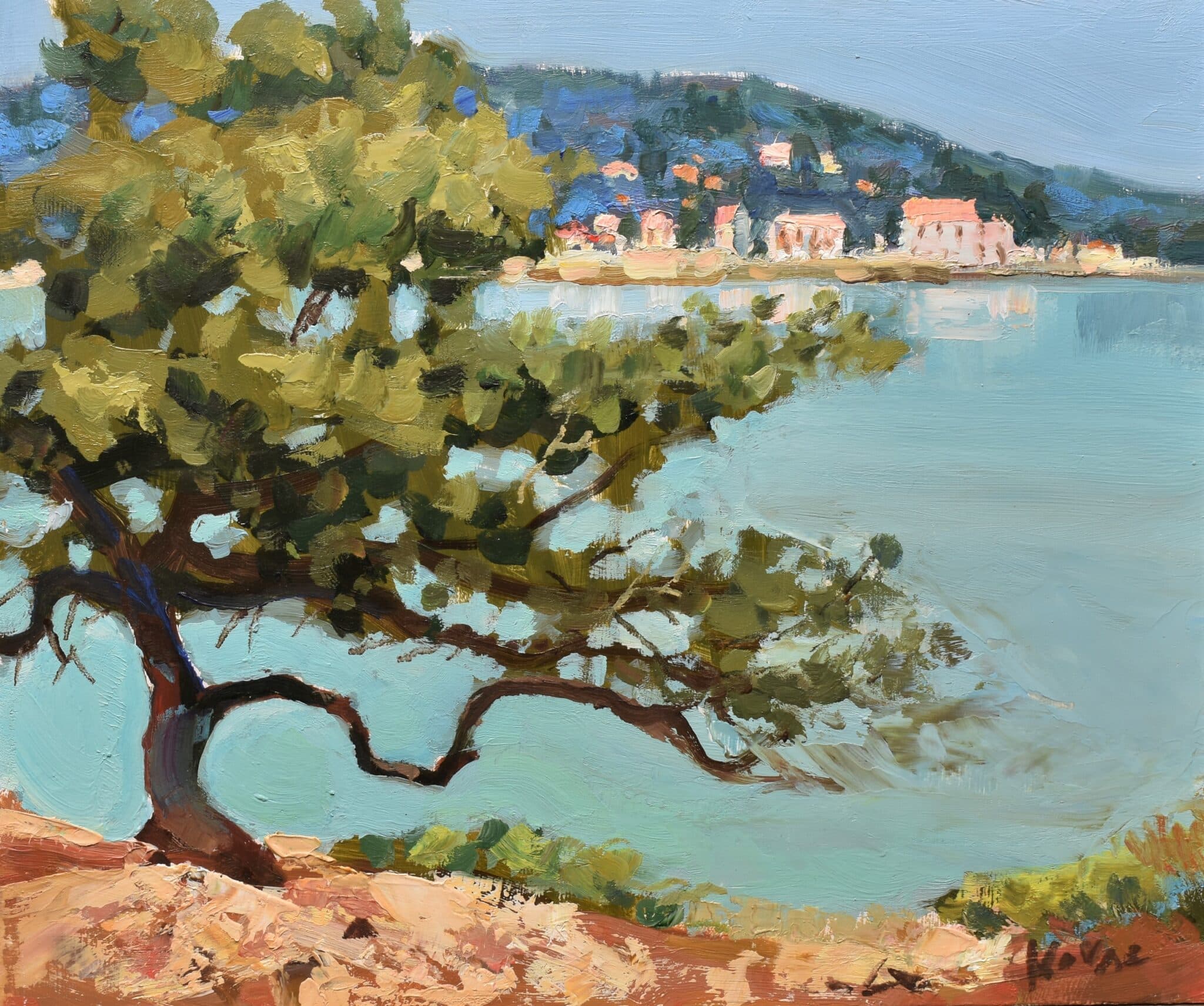 Kovács Sándor - Tengerparti látkép