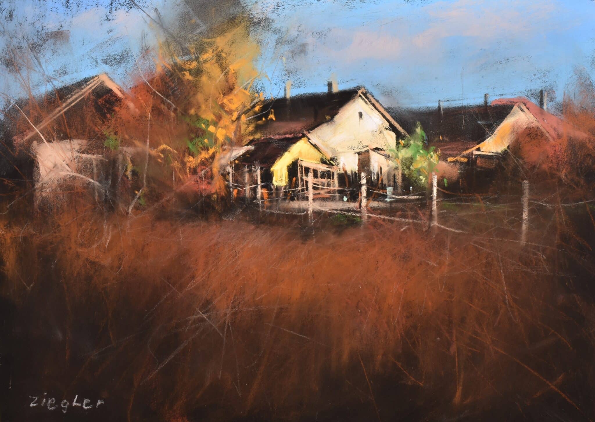 Vándorfény Kortárs Galéria Ziegler Németh Ferenc - Ősz a kertek alatt