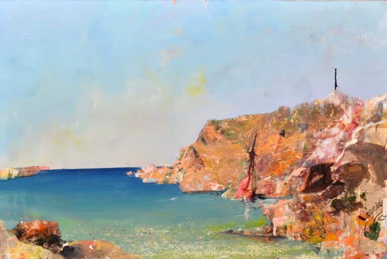 Vándorfény Kortárs Galéria, Neógrády Antal, mediterrán, természet, tengerpart