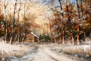 Benda Zoltán - Téli kunyhó