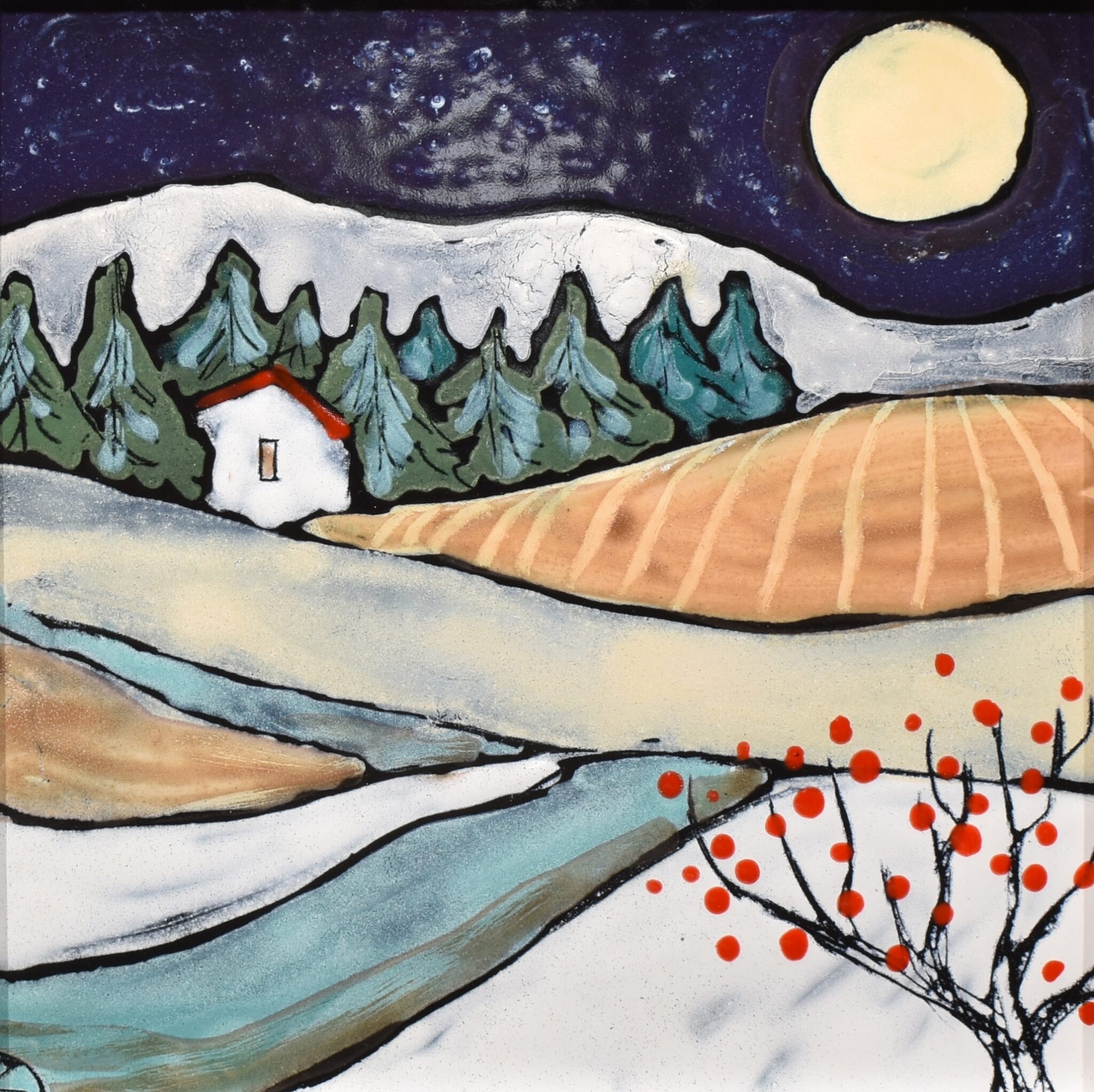 Fehér Kornélia - Téli táj II.