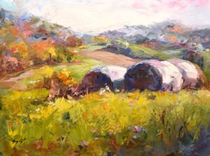 Szakács Éva - Szénaboglyák a Bakonyban